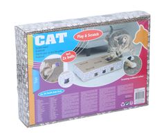 PET Toys grebalica za mačke, 3 u 1, igračka, 345x245x65 mm