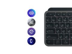 Logitech MX Keys S Combo miš i tipkovnica, grafitna (920-011614)