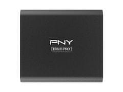 PNY EliteX-PRO vanjski SSD pogon, 1 TB, Type-C USB 3.2 Gen2 NVMe