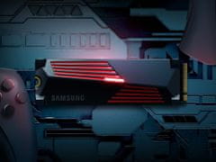 Samsung 990 PRO HeatSink SSD disk, 1TB, M.2 80mm, PCI-e 4.0, x4 NVMe, V-NAND (MZ-V9P1T0CW)