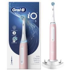 Oral-B iO3 električna četkica za zube, ružičasta