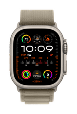 Apple Watch Ultra 2 GPS+Cellular pametni sat, 49 mm, kućište Titanium, remen Olive Alpine Loop Small (MREX3BS/A)