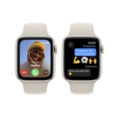 Apple Watch SE Smart Watch, 44 mm, GPS, Sportska narukvica M/L, Starlight