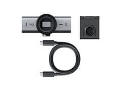 Logitech MX BRIO web kamera, 4K Ultra HD, USB-C, grafitno siva
