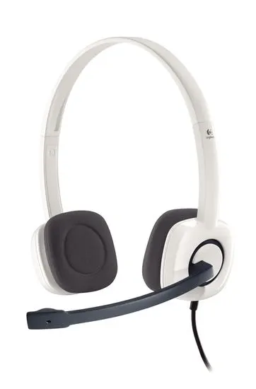Logitech slušalice Stereo Headset H150, bijele