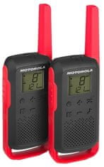 Motorola radio postaja Walkie Talkie T62, crvena