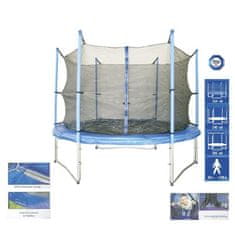 Spartan zaštitna mreža za trampolin, 305 cm, 3 noge i 6 šipki