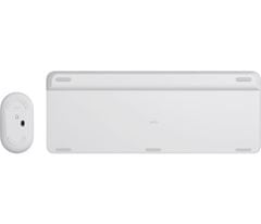 Logitech MK470 Slim Wireless Combo tipkovnica i miš, bijela, HRV
