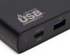 MAX Višenamjenski punjač 90W sa 4 izlaza - 1x USB-C PowerDelivery + 3x USB-A QC 3.0