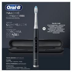 Oral-B Slim Luxe 4500 Matte Black sonična električna četkica za zube