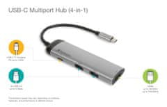 Verbatim priključna stanica iz USB-C do 2x USB 3.0, USB-C, HDMI 4K