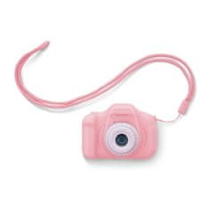 Sinnect fotoaparat za djecu, FHD, 1080p, ružičasta + SD kartica, 32 GB