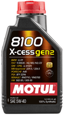 Motul 8100 X-Cess Gen2 motorno ulje, 5W40, 1 l