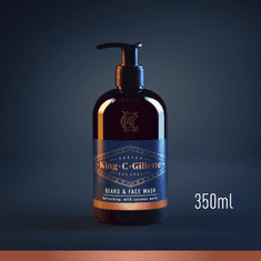 Gillette King C. muška emulzija za umivanje lica i brade, 350 ml