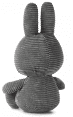 Bon Ton Toys Miffy Corduroy zeko mekana igračka, 33 cm, siva