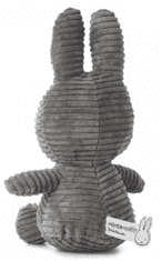Bon Ton Toys Miffy Corduroy zeko mekana igračka, 23 cm, siva