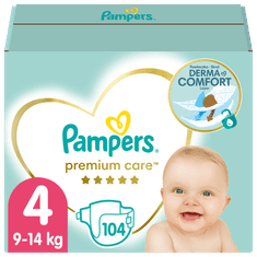 Pampers Premium Care pelene, vel. 4, 9 kg-14 kg, 104 komada