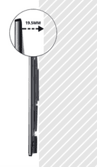 VonHaus fiksni zidni nosač za TV, 94 cm (37) - 177,8 cm (70), do 35 kg (VONTV-05/091)