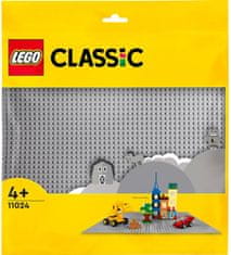 LEGO Classic 11024 podloga za sastavljanje, siva