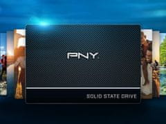 PNY CS900 SSD disk, 1 TB, 2.5'', SATA3, 3D, TLC, 7mm (SSD7CS900-1TB-RB)