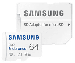 Samsung PRO Endurance micro SDXC memorijska kartica, 64 GB + SD adapter