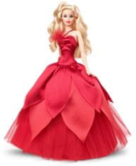 Mattel Božićna lutka Barbie 2022 Plavuša (HBY03)