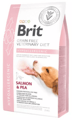 Brit GF Hypoallergenic veterinarska dijeta za pse, losos i grašak, 2 kg
