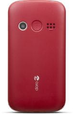 Doro Doro 1380 mobilni telefon, crvena