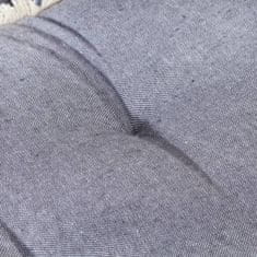 Vidaxl Jastuk za sofu od paleta antracit 120 x 80 x 10 cm