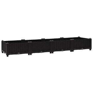 Vidaxl Povišena gredica 160 x 40 x 23 cm od polipropilena