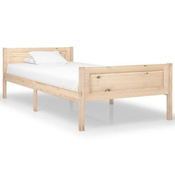 Vidaxl Okvir kreveta od masivnog borovog drva 90 x 200 cm