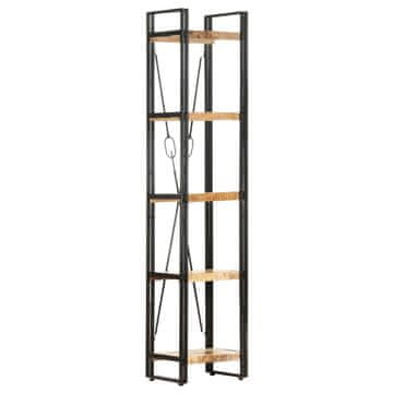 Vidaxl Polica s 5 razina, 40x30x180 cm, Masivno drvo manga