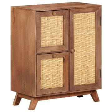 Vidaxl Komoda 60 x 35 x 75 cm Masivno drvo manga