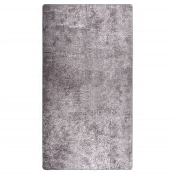 Vidaxl Perivi tepih 190x300 cm sivi protuklizni