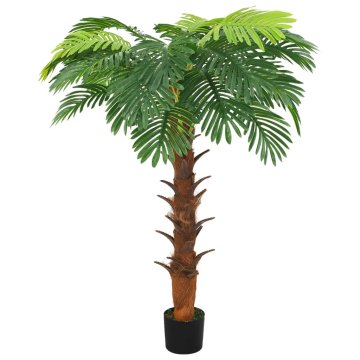 Vidaxl Umjetna biljka cikad u posudi, 160 cm, zelena