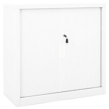 Vidaxl Ormarić s kliznim vratima Bijeli 90x40x90 cm Čelik