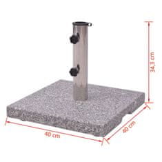 Vidaxl Granitna podloga za suncobran 20 kg