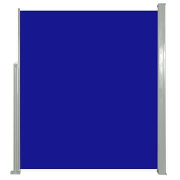Vidaxl Uvlačiva bočna tenda 160 x 500 cm plava