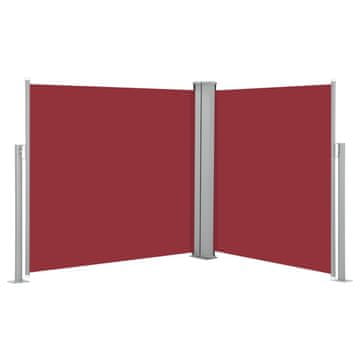 Vidaxl Uvlačiva bočna tenda 120 x 600 cm crvena