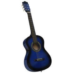 Vidaxl 8-dijelni set za učenje sviranja klasične gitare, 1/2" (100 cm), 34" (81 cm)