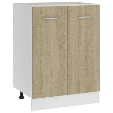 Vidaxl Kuhinjski ormarić Sonoma hrast 60x46x81,5 cm iverica