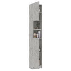 Vidaxl Kupaonski ormarić boja betona 32x25,5x190 cm konstruirano drvo