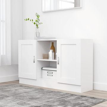 Vidaxl Ormarić, bijeli, 80x40x75 cm, materijal na bazi drva