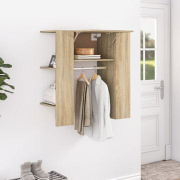 Vidaxl Ormarić za hodnik Sonoma hrast 97,5x37x99 cm