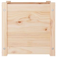 Vidaxl Vrtne sadilice 2 kom 40 x 40 x 40 cm od masivne borovine