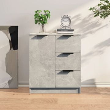 Vidaxl Ormarić Betonsko-sivi 60x30x70 cm Materijal na bazi drveta