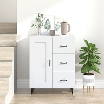 Vidaxl Ormarić, bijeli, 69,5 x 34 x 90 cm, materijal na bazi drva
