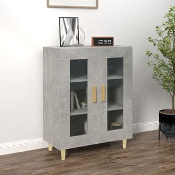 Vidaxl Ormarić Betonsko-sivi 69,5 x 34 x 90 cm Materijal na bazi drva