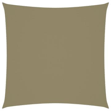 Vidaxl Jedro za zaštitu od sunca od tkanine četvrtasto 7 x 7 m bež