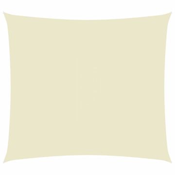 Vidaxl Jedro za zaštitu od sunca od tkanine pravokutno 3 x 4 m krem